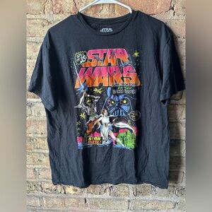 MAD Engine Star Wars Black Graphic Tee